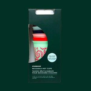 Starbucks color change 6 holiday reusable hot cups